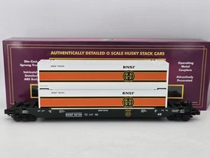 MTH Premier 20-95006 BNSF Husky Stack Car w/ 2x Containers - NEW - O - Picture 1 of 14