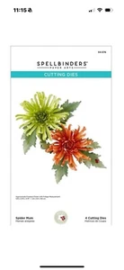 Spellbinders Etched Dies By Susan Tierney-Cockburn Spider Mum -Victorian Garden - Picture 1 of 3