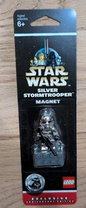 LEGO Star Wars Silber Stormtrooper Magnet Exclusive Anniversary 2009-#852737 NEU - Bild 1 von 5