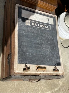 "Tablero de tiza de metal De Laval Milker raro 18"" X 24""" - Imagen 1 de 8