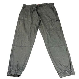 Denali Pants Stretch Jogger Drawstring Elastic Cuff Mens Gray Cotton Blend 36x28 - Picture 1 of 14