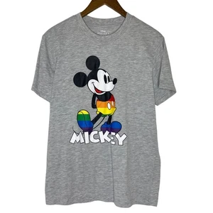 Camicia Topolino Orgoglio Arcobaleno Disney Grigio Manica Corta Taglia Media Donna - Foto 1 di 7
