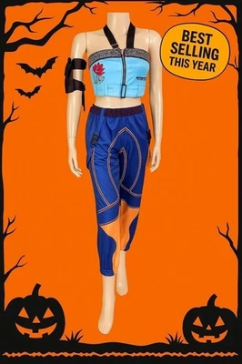 Disfraz Cosplay Cazador de Demonios Inspirado en Zoey Conjunto de Traje de 3 Piezas Niños y Adultos Foto 1 de 4