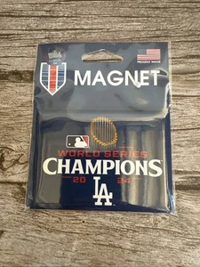 Los Angeles Dodgers 2024 World Series Champs Metal 🧲 Magnet 2.5x3.5” MLB - Bild 1 von 2