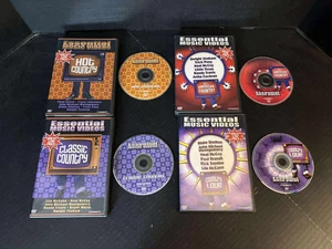 (4) ESSENTIAL MUSIC VIDEOS DVD LOT COUNTRY LOVE HOT COUNTRY CLASSIC COUNTRY ETC - Picture 1 of 2