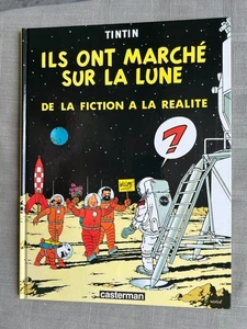 HERGÉ TINTIN ILS ONT MARCHÉ SUR LA LUNE AVEC JAQUETTE LOGABAX EN EXCELLENT ÉTAT - Imagen 1 de 13