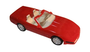 RED CORVETTE MODELS MODEL PROMO 6.5" CAR VINTAGE - Picture 1 of 5