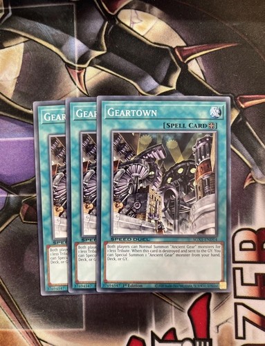 🔥 3x Yugioh! Geartown - SGX1-END14 - Common - 1st Edition Near Mint ...