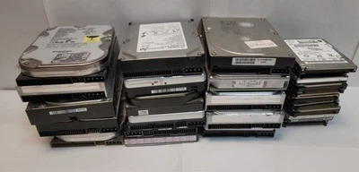 Lote de 23 discos duros internos IDE/PATA 4 piezas: Quantum, WD, Maxtor, IBM, etc. Foto 1 de 4