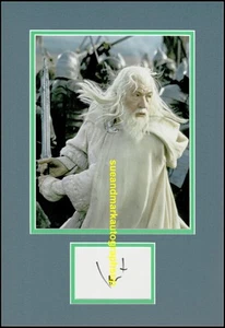 Ian McKellen El Señor de los Anillos Gandalf El Gris Autógrafo Firmado UACC RD 96 - Imagen 1 de 1