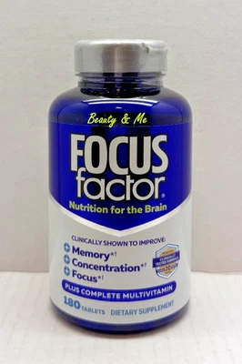 Suplemento dietético Focus Factor Nutrition for the Brain 180 comprimidos Foto 1 de 3