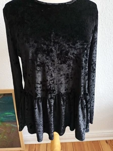 Damen Pullover Samt Schwarz Vintage Style L Eight 2nine Gr. L 😊 - Bild 1 von 4