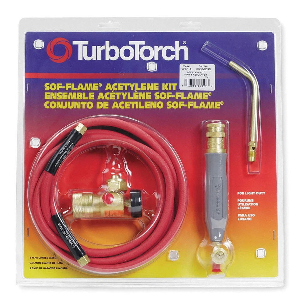 TURBOTORCH 0386-0090 TURBOTORCH Sof-Flame Torch Kit 4PU19 - Image 1 of 1