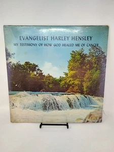 Harley Hensley - My Testimony of How God Healed Me of Cancer LP Gospel Sealed - Picture 1 of 4