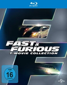 Blu-ray-Box: Fast & Furious 1-7, 7-Movie Collection, Vin Diesel, Street-Racing - Bild 1 von 1