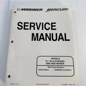 Mercury Mariner Außenborder 70 90 Modelle 4-Takt Service Manual 90-858895 - Bild 1 von 3