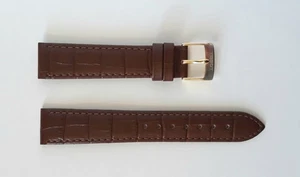 Cinturino originale TISSOT Stampa Cocco Marrone 18 mm Nuovo - Imagen 1 de 3