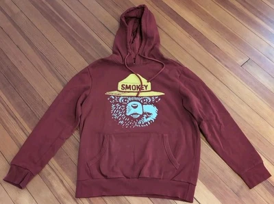 Sudadera con Capucha Smokey The Bear Adulto Pequeña Roja Parques Nacionales de Sonoma Unisex Pullover Foto 1 de 4