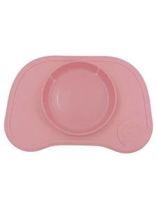 TWISTSHAKE Kindergeschirr Set 2 Teile Teller Schale Rosa Kunststoff Silikon - Bild 1 von 3