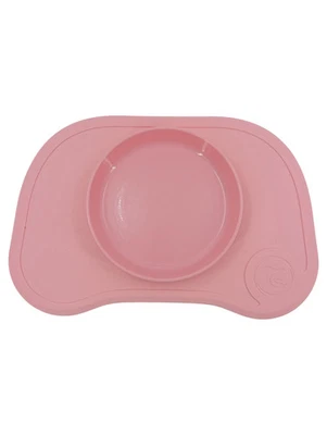 TWISTSHAKE Kindergeschirr Set 2 Teile Teller Schale Rosa Kunststoff Silikon - Bild 1 von 3