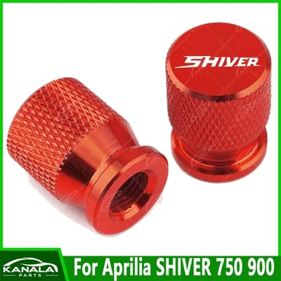 For Aprilia SHIVER750 SHIVER 900 Motorcycle Tyre Valve Air Dust Cap Cover New Foto 1 de 4