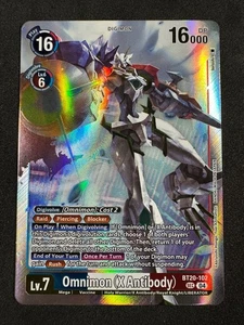 Digimon OMNIMON (X Antibody) Secret Rare BT20-102 Special Booster 2.5 NM+/M TCG - Picture 1 of 2