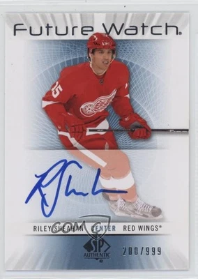 2012-13 SP Authentic Future Watch /999 Riley Sheahan #220 Rookie Auto RC - Image 1 of 2