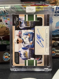 2025 Turn Four Center Stage Signatures Auto Holo /99 Christian Eckes TZ - Picture 1 of 2
