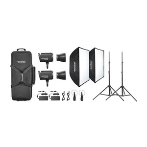 Godox Litemons Black LA300R RGB LED Video Light Kit with Smooth App Control - Picture 1 of 5
