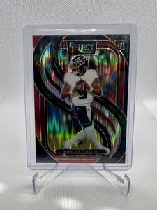 2024 Panini Select - Premier Michael Penix Jr. #110 Black & Red Shock Prizm RC - Picture 1 of 4