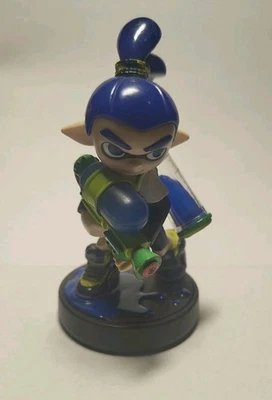 СИНИЙ ЧЕРНИЛЬНЫЙ МАЛЬЧИК AMIIBO подлинный переключатель Nintendo Wii U серии Splatoon - Изображение 1 из 2