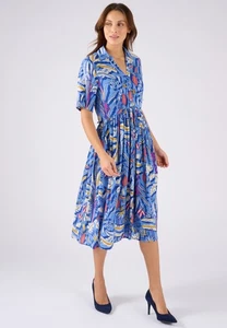 Print Tiered Dress - Picture 1 of 10