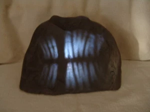 HALLOWEEN LARGE YARD STONE / ROCK W/ROLLING GO AWAY LIGHT, EERIE SOUNDS, MUSIC - Picture 1 of 1