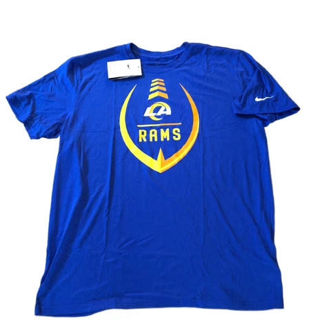 NWT New Los Angeles Rams Nike Dri-Fit Football Team Icon Size XL T-Shirt Cover