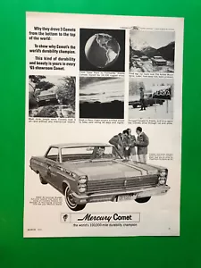 Mercury Comet 1965 anuncio impreso original vintage ford - Imagen 1 de 1