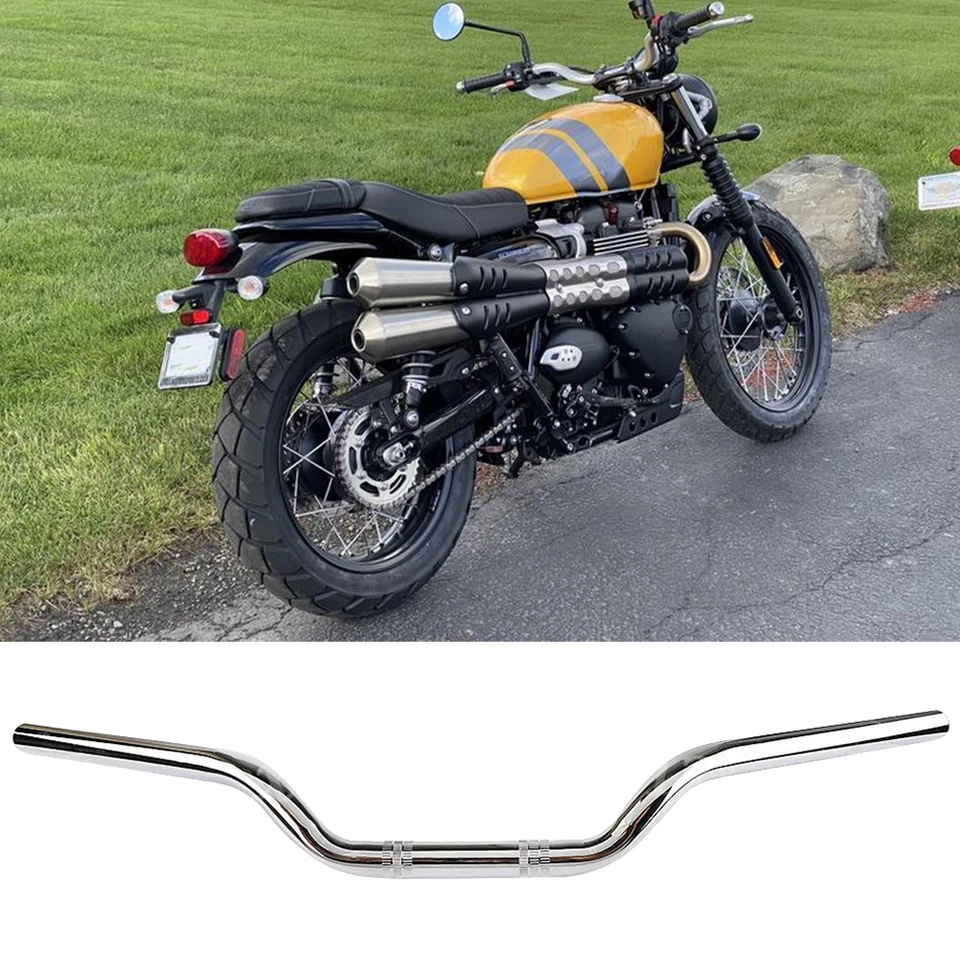 Manillar 7/8" manillar para Triumph Scrambler Avenger Blazer Trident 750 900 Foto 1 de 4