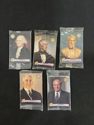 1992 Smithsonian Institute Club Pro Set Presidents Gold Series Set Sealed Pack - Image 1 of 2