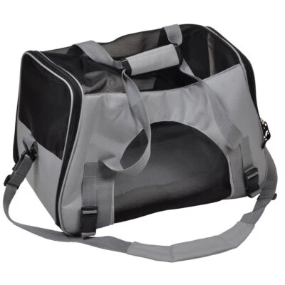 Transporttasche für Hunde und Katzen, 48 cm, grau - Bild 1 von 2