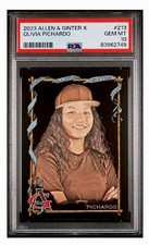 OLIVIA PICHARDO RC PSA 10 2023 Allen GINTER X 1st Woman To Play NCAA Read POP 1