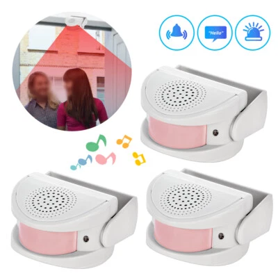 Door bell Wireless Motion Sensor Home Security Door open alarm Entry Chime Alert - Image 1 of 4