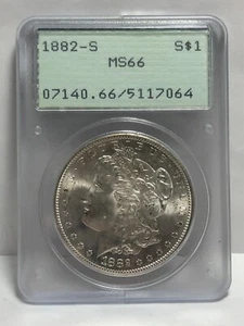 1882 S Morgan Silver Dollar MS66 PCGS Rattler 3EHF25 - Picture 1 of 4