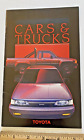 Vintage Original 1986 Toyota Cars And Trucks Catalog