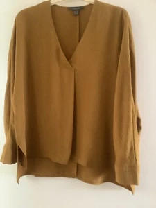 Primark Ladies Mustard Yellow Tunic Top A Generous Size 10 ( Also Suit size 12) - Picture 1 of 7