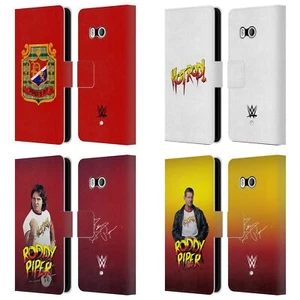 OFFICIAL WWE ROWDY RODDY PIPER LEATHER BOOK WALLET CASE COVER FOR HTC PHONES 1 - Picture 1 of 7