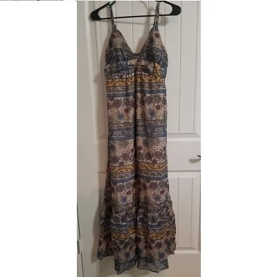 Eyelash Couture Women's MEDIUM Sleeveless Long Dress - Brown - Image 1 of 4