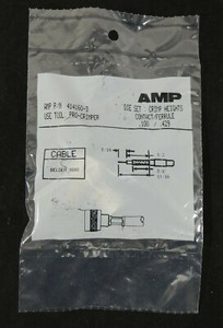 AMP Steckverbinder P/N 414160-3 | PRO-CRIMPER | Kabelgruppe BELDEN 9880 | NEU