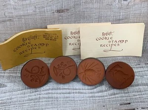 RYCRAFT Cookie 4 STAMPS 3 Recipe Books RARE 1976 LIBERTY BELL Pinecone Horn - Picture 1 of 12