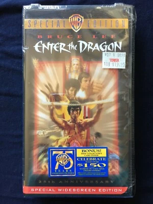 ENTER THE DRAGON 25th Anniversary Special Edition VHS (FACTORY SEALED) Foto 1 de 3