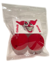 Set Of CLOWN BALLS Bag Funny Gag Joke Prank Adult Gift 2 Red Foam Sponge Noses