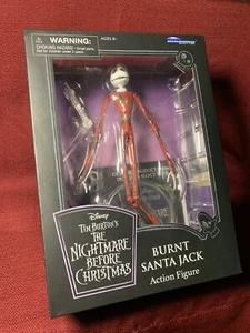 BURNT SANTA JACK The Nightmare Before Christmas DIAMOND SELECT Action Figure NEW - Picture 1 of 7
